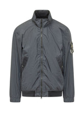 STONE ISLAND - Technical Jacket - Blue - LIDIASHOPPING® - Official Website