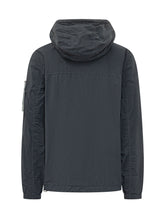 STONE ISLAND - Hooded Jacket With Patch Pockets - Blue - LIDIASHOPPING® - Official Website