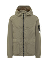 STONE ISLAND - Giacca con Cappuccio e Tasche - Verde - LIDIASHOPPING® - Official Website