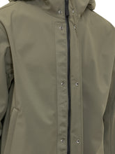 STONE ISLAND - Hooded Jacket with Button Closure - Green - LIDIASHOPPING® - Official Website