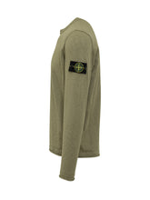 STONE ISLAND - Crew Neck Sweatshirt - Green - LIDIASHOPPING® - Official Website