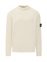 STONE ISLAND - Girocollo - Bianco - LIDIASHOPPING® - Official Website