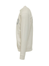 STONE ISLAND - Crew-Neck Sweatshirt with Print - White - LIDIASHOPPING® - Official Website