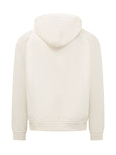 STONE ISLAND - Felpa con Cappuccio e Stampa - Bianco - LIDIASHOPPING® - Official Website