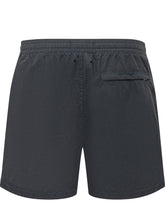 STONE ISLAND - Bermuda Mare con Logo Patch - Blu | Lidia Shopping | Official Website