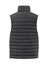 STONE ISLAND - Gilet Imbottito Con Zip - Blu - LIDIASHOPPING® - Official Website