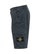 STONE ISLAND - Bermuda Cargo Con Tasche - Blu | Lidia Shopping ® | Official Website
