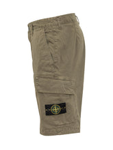 STONE ISLAND - Bermuda Cargo Con Tasche - Verde | Lidia Shopping | Official Website