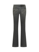 7 FOR ALL MANKIND - Dojo Rocker 7 Studded Flare Jeans - Black - LIDIASHOPPING® - Official Website