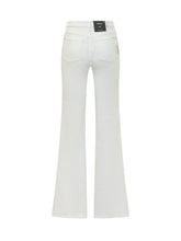 7 FOR ALL MANKIND - Jeans a Gamba Svasata - Bianco - LIDIASHOPPING® - Official Website