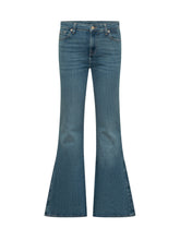 7 FOR ALL MANKIND - The Bell Retro Fade Flare Jeans - Blue - LIDIASHOPPING® - Official Website
