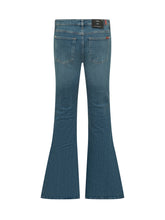 7 FOR ALL MANKIND - The Bell Retro Fade Flare Jeans - Blue - LIDIASHOPPING® - Official Website