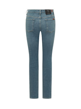 7 FOR ALL MANKIND - Roxanne Oceanstone Jeans Slim - Blu - LIDIASHOPPING® - Official Website