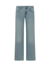 7 FOR ALL MANKIND - Straight Leg Jeans with Five Pockets - Blue - LIDIASHOPPING® - Official Website