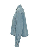 7 FOR ALL MANKIND - Camicia in Denim con Tasca Applicata - Blu | Lidia Shopping | Official Website