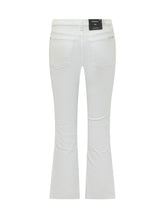 7 FOR ALL MANKIND - Cropped Dojo Soleil Flare Jeans - White - LIDIASHOPPING® - Official Website