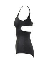 COURREGES - Costume Intero Cut-Out - Nero - LIDIASHOPPING® - Official Website