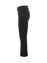 COURREGES - Knit Capri Pants With Buckle - Black - LIDIASHOPPING® - Official Website