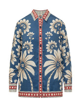 FARM RIO - Camicia Luna Pijama - Blu - LIDIASHOPPING® - Official Website