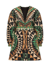 FARM RIO - Heart Deco Mini Dress - Multicolor - LIDIASHOPPING® - Official Website