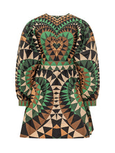 FARM RIO - Heart Deco Mini Dress - Multicolor - LIDIASHOPPING® - Official Website