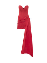 REBECCA VALLANCE - Zarya Mini Dress - Rosso - LIDIASHOPPING® - Official Website