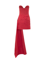 REBECCA VALLANCE - Zarya Mini Dress - Rosso - LIDIASHOPPING® - Official Website