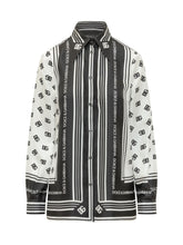 DOLCE & GABBANA - Graphic Stripe Shirt - Black - LIDIASHOPPING® - Official Website