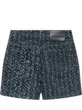 IRO - Valentin Marble-Effect Denim Shorts - Blue - LIDIASHOPPING® - Official Website