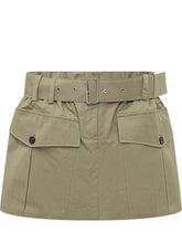 IRO - Gonna Inoa Corta con Tasche - Verde - LIDIASHOPPING® - Official Website