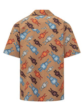 MCM - Short Sleeve Shirt with Collar - Yellow - LIDIASHOPPING® - Official Website
