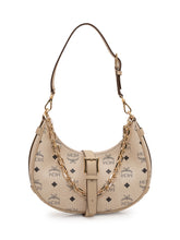 MCM - Borsa Hobo Aren Small - Bianco - LIDIASHOPPING® - Official Website