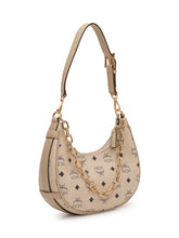 MCM - Borsa Hobo Aren Small - Bianco - LIDIASHOPPING® - Official Website
