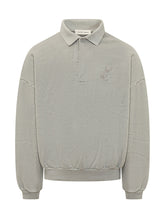 FEAR OF GOD ESSENTIALS - Polo Sweatshirt - Grey - LIDIASHOPPING® - Official Website