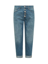 DONDUP - Jeans Con Bottoni Frontali - Blu - LIDIASHOPPING® - Official Website