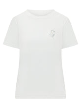 DONDUP - T-shirt Slim con Stampa Floreale - Bianco - LIDIASHOPPING® - Official Website