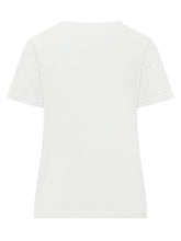 DONDUP - Slim T-shirt with Floral Print - White - LIDIASHOPPING® - Official Website