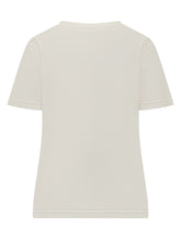 DONDUP - T-shirt Slim con Stampa Floreale - Beige - LIDIASHOPPING® - Official Website