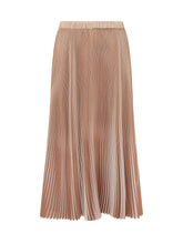 FABIANA FILIPPI - Gonna Midi Plissettata - Beige - LIDIASHOPPING® - Official Website