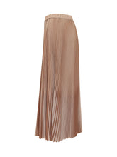 FABIANA FILIPPI - Gonna Midi Plissettata - Beige - LIDIASHOPPING® - Official Website