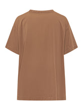 FABIANA FILIPPI - V Neck Top with Pocket - Brown - LIDIASHOPPING® - Official Website