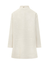 HERNO - Cappotto Medio con Collo Alto - Bianco - LIDIASHOPPING® - Official Website