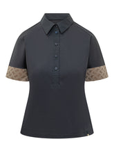 HERNO - Short Sleeve Polo Shirt - Blue - LIDIASHOPPING® - Official Website