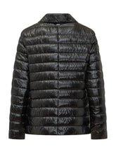 HERNO - Quilted Puffer Jacket with Shirt Collar - Black - LIDIASHOPPING® - Official Website