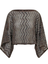 MISSONI - Cropped Metallic Knit Top - Brown - LIDIASHOPPING® - Official Website