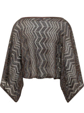 MISSONI - Cropped Metallic Knit Top - Brown - LIDIASHOPPING® - Official Website