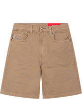 DIESEL KIDS - Five Pocket Shorts - Beige - LIDIASHOPPING® - Official Website