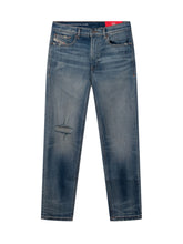 DIESEL KIDS - Slim Jeans with Distressed Details - Blue - LIDIASHOPPING® - Official Website