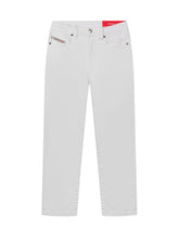 DIESEL KIDS - Straight Leg Five Pocket Jeans - White | Lidia Shopping | Official Website