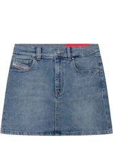DIESEL KIDS - Gonna in Denim Corta - Blu | Lidia Shopping ® | Official Website